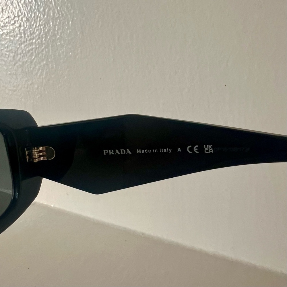 Prada Runway Rectangle Sunglasses - image 4
